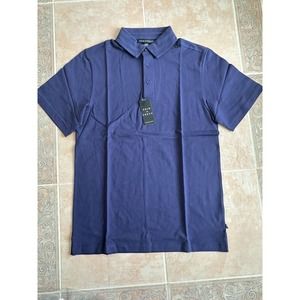 Prim + Preux shirt polo Modern Classic Fit cotton spandex blend Men M New !